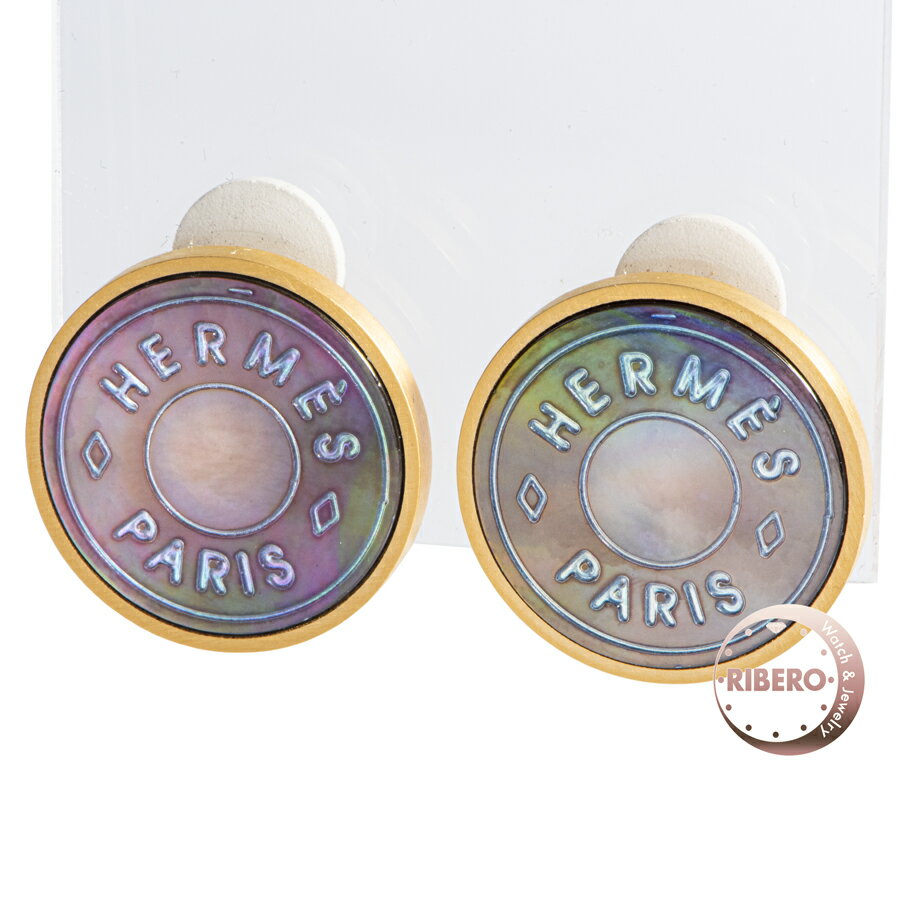 HERMES エルメス セリエ イヤリング ゴールド【中古】のサムネイル