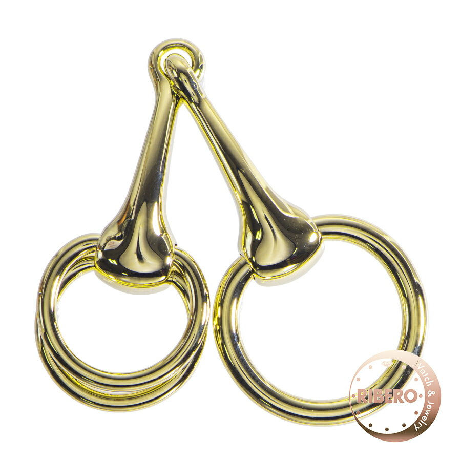 HERMES エルメス モールドゥ 601430S 00 スカーフリング ゴールド【中古】のサムネイル