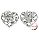 TIFFANY&Co. ティファニー パロマピカソ オリーブ リーフ ハート 60022029 ピアス イヤリング シルバー【中古】(4)