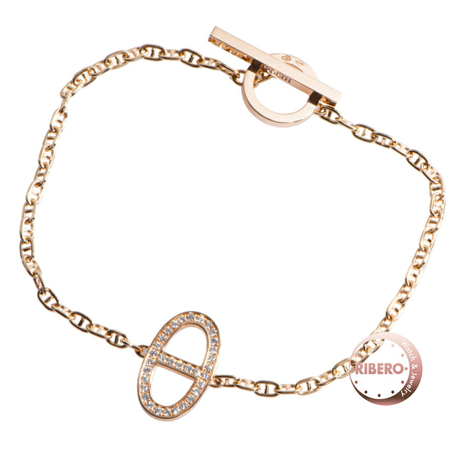 HERMES エルメス シェーヌ・ダンクル・コントゥール H122404B 00ST ブレスレット【中古】