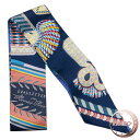 HERMES エルメス Epaulettes de Gala 式典肩章 063983S 04 ツイリー 2023AW スカーフ ブルー イエロー【中古】