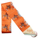 HERMES エルメス HERMES PARADE エルメス パラード 064150S 04 ツイリー スカーフ 2024AW オレンジ マルチカラー【中古】
