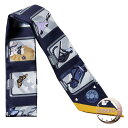 HERMES エルメス Hermes Story エルメス ストーリー 063875S 06 ツイリー 2023AW スカーフ ネイビー マルチカラー【中古】