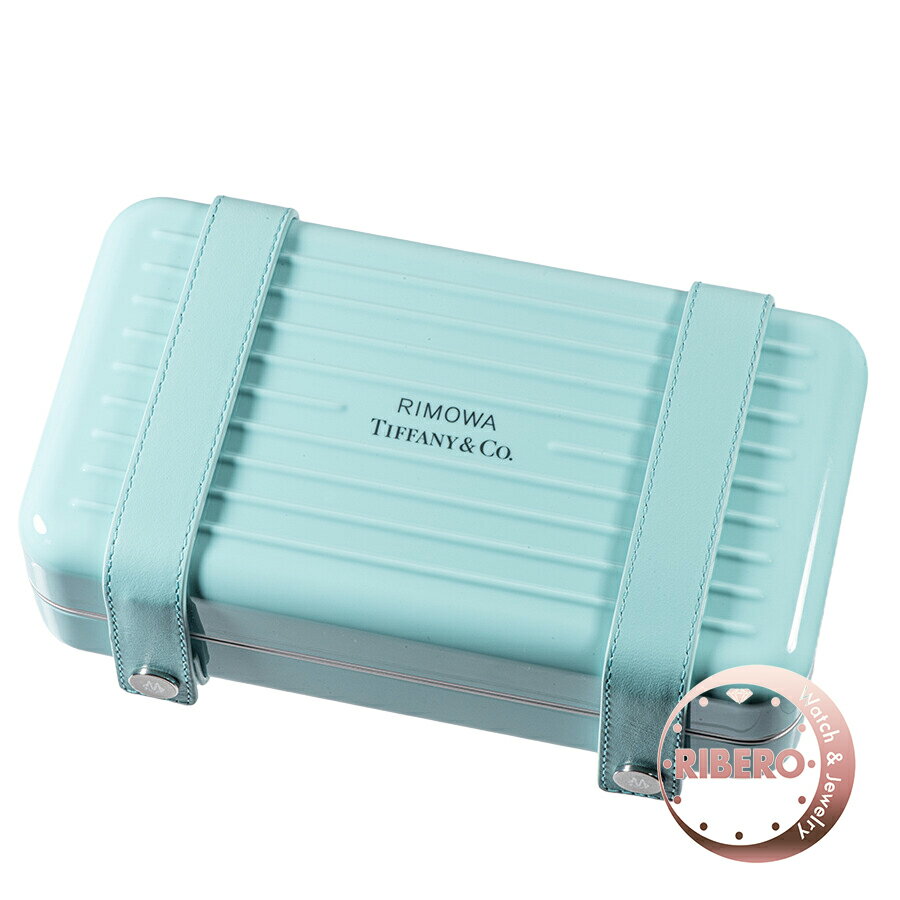TIFFANY&Co. ティファニー RIMOWA×Tiffany & Co.ジュエリーパーソナル アクセサリーポーチ ブルー【中古】