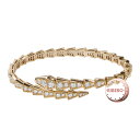 BVLGARI ブルガリ セルペンティ ヴァイパー 353793 ブレスレット バングル ピンク ゴールド【中古】