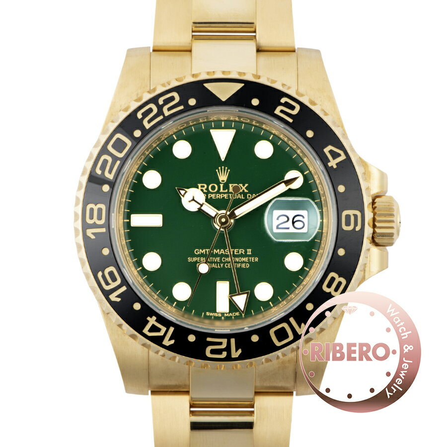 ROLEX ロレックス GMTマスター2 116718LN 保証書2017年【中古】