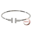 TIFFANY&Co. ティファニー T ダイヤモンド ワイヤー ブレ...(4)