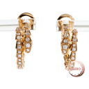 BVLGARI ブルガリ セルペンティ ヴァイパー イヤリング 358361 ピアス ピアス ピンク ゴールド【中古】