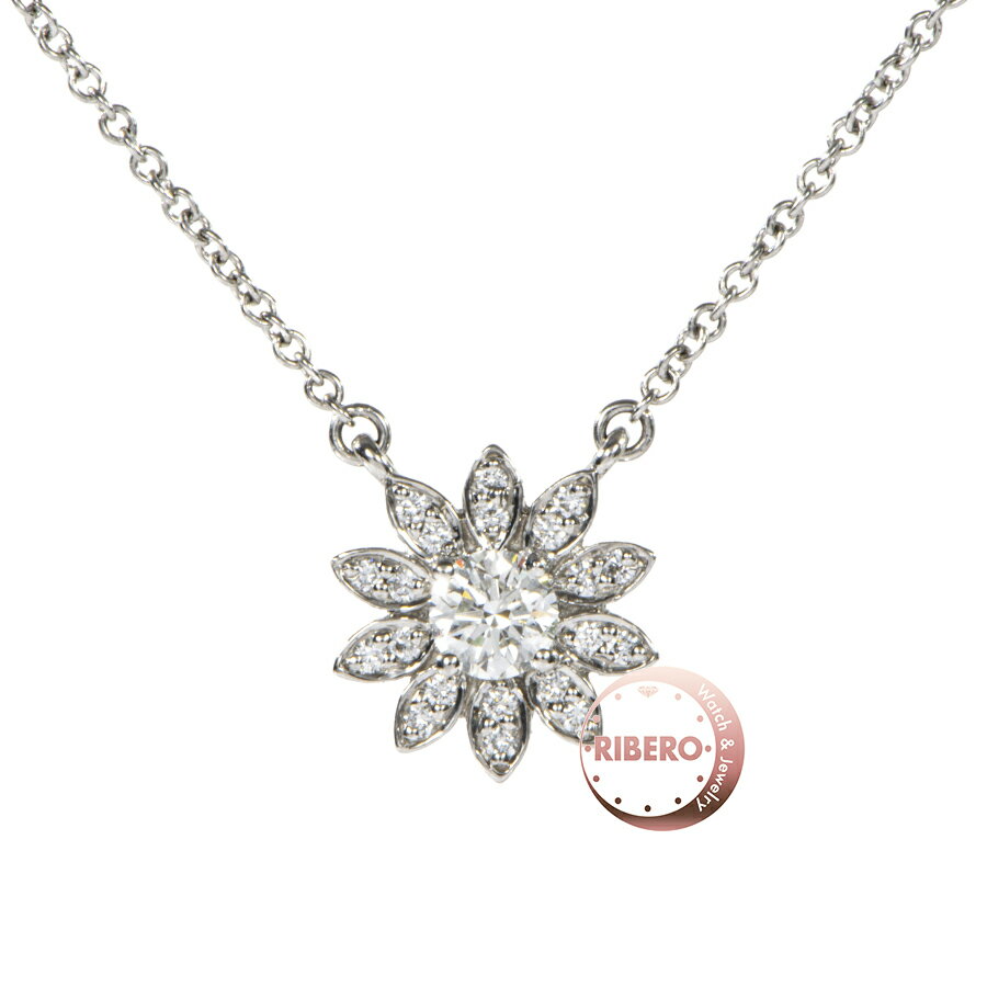 Rakuten - TIFFANY&Co. ティファニー エンチャントフラワー ネックレス ペンダント Pt950 シルバー【中古】