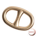 HERMES エルメス Chane d'ancre シェーヌダンクル スカーフリング ゴールド【中古】(4)