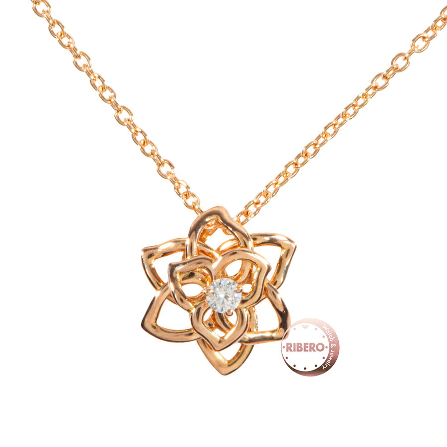 Rakuten - PIAGET ピアジェ ローズ ペンダント ネックレス ピンク ゴールド【中古】