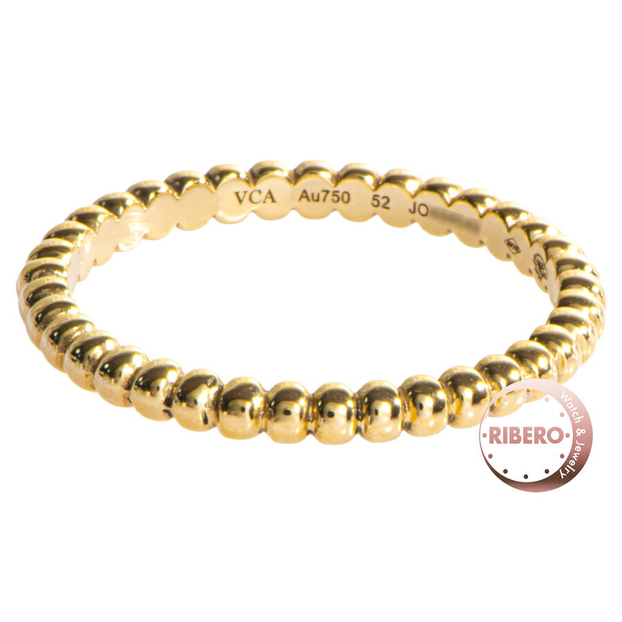 Van Cleef & Arpels ヴァンクリーフ＆アーペル ペルレ ゴールドパール リング スモールモデル VCARPJMG52 リング・指輪 12号 ゴールド【中古】のサムネイル