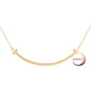 TIFFANY&Co. ティファニー Tスマイル ペンダント スモール ネックレス ゴールド【中古】