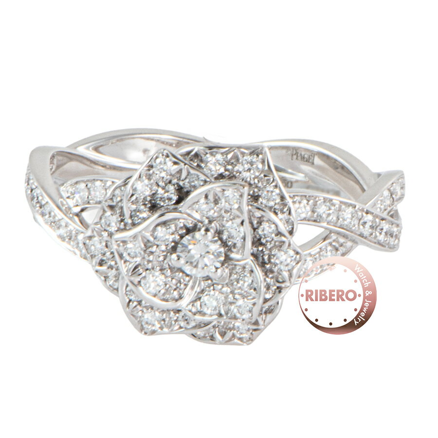 PIAGET ピアジェ ローズ リング・指輪 K18WG 12号 シルバー【中古】