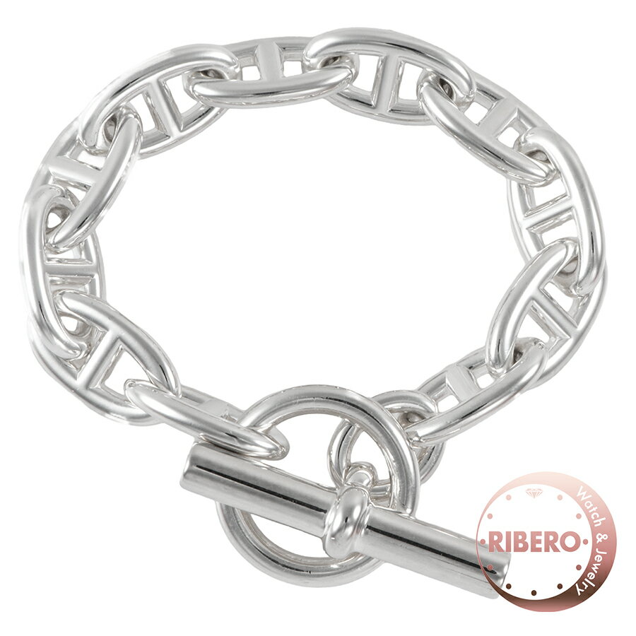 【未使用】HERMES エルメス シェーヌダンクルGM ブレスレット 11コマ シルバー【中古】