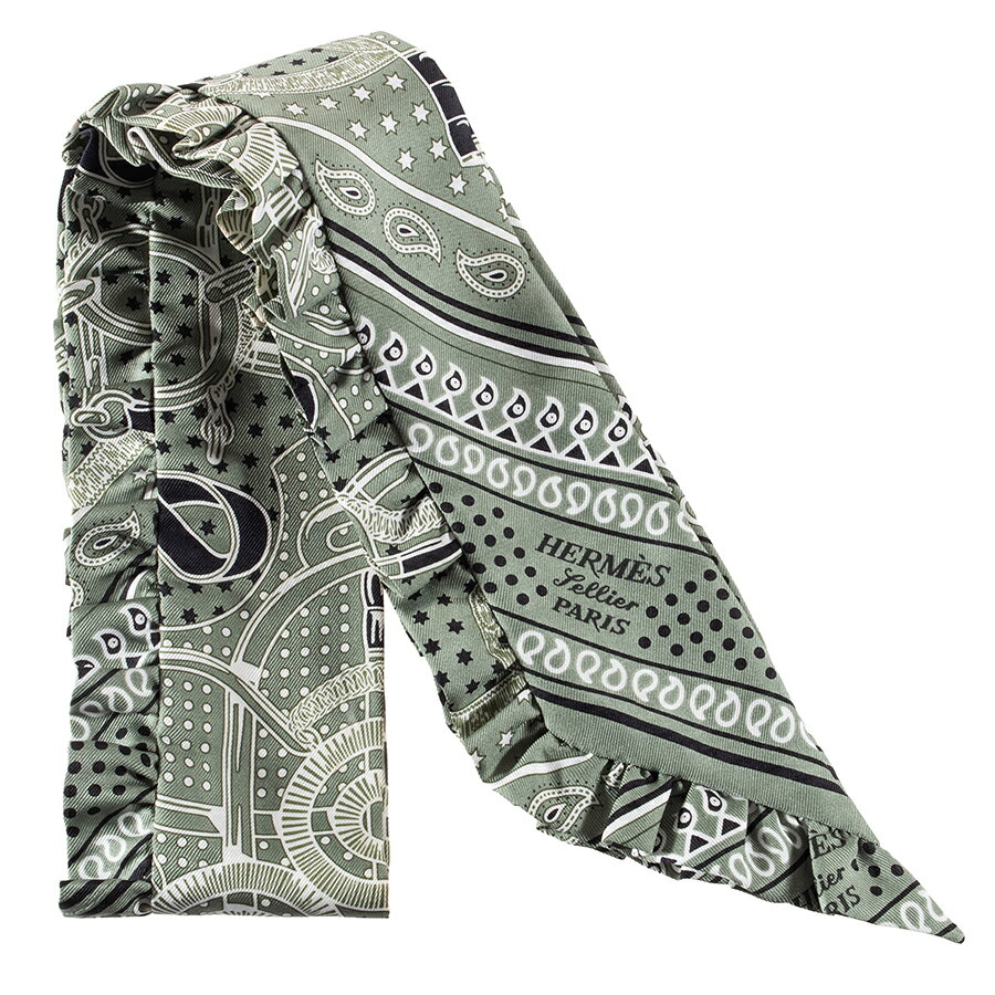 HERMES エルメス ツイリー Eperon d'Or Bandana エプロン ドール バンダナ 852978S...