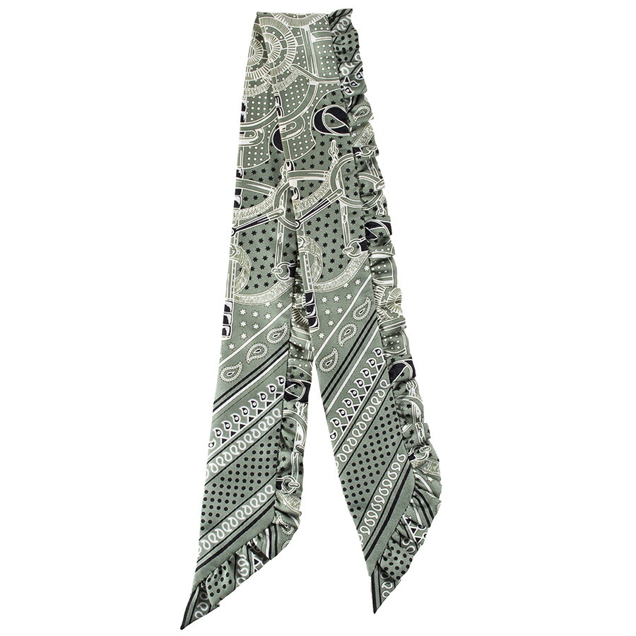 HERMES ����᥹ Eperon d'Or Bandana ���ץ��� �ɡ��� �Х���� 852978S 08 �ĥ��꡼ �������� ��2024SS ���꡼�� �ۥ磻�ȡ���š�