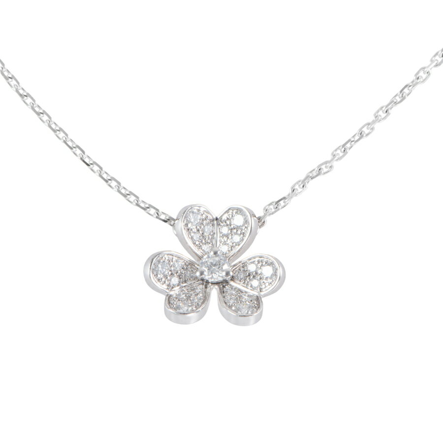Van Cleef & Arpels ヴァンクリーフ＆アーペル フリヴォル ペンダント ミニモデル K18WG VCARP3W300 ネックレス シルバー【中古】