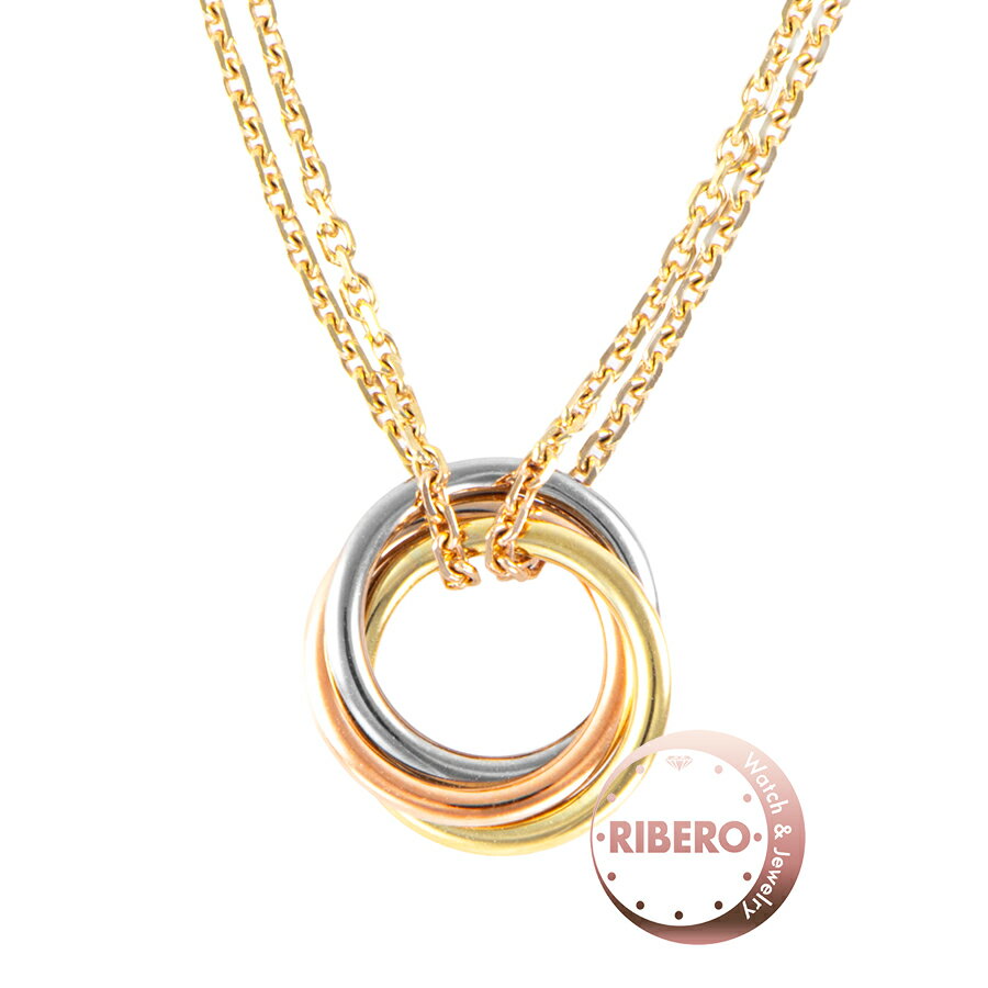 CARTIER カルティエ トリニティ ネックレス ゴールド【中古】