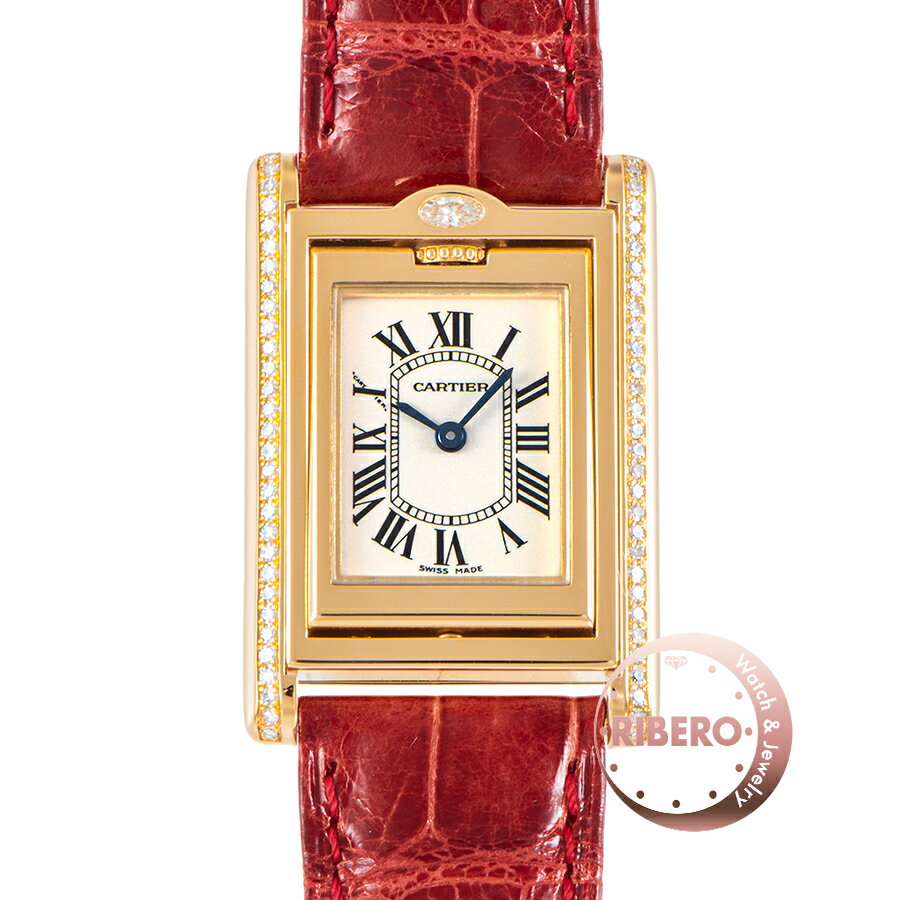 CARTIER カルティエ タンクバスキュラン ベゼルダイヤ WA202251【中古】
