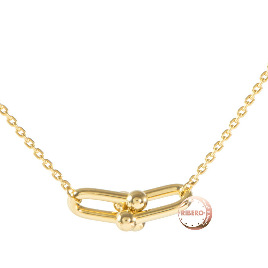 樂天商城 - TIFFANY&Co. ティファニー ハードウェア スモール ダブル リンク ペンダント ネックレス ゴールド【中古】