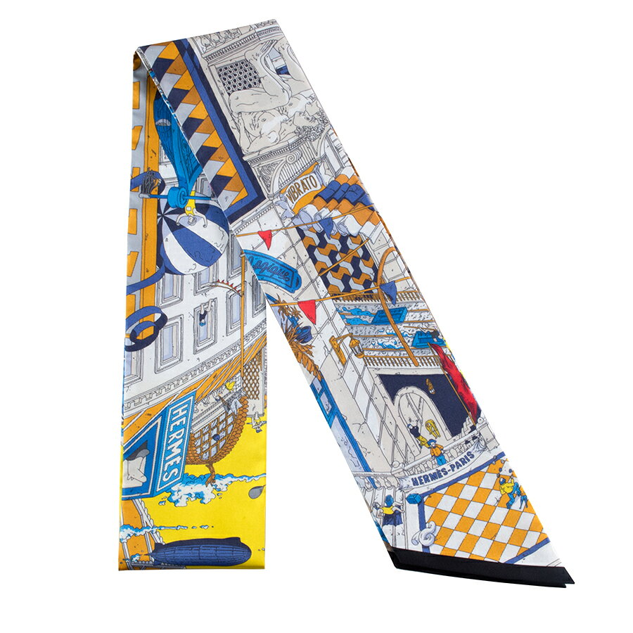 HERMES エルメス ツイリー マキシツイリー Le Grand Prix du Faubourg フォーブル...