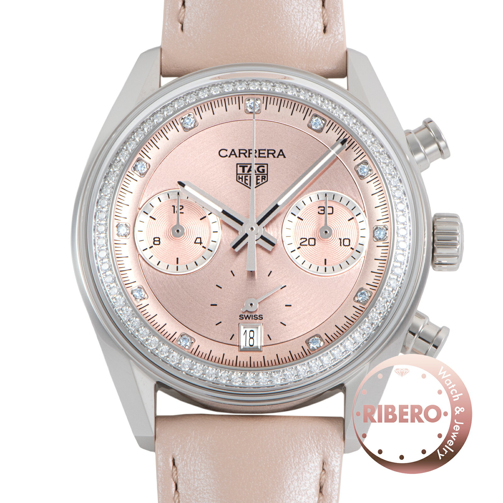 【新品】TAG HEUER タグホイヤー カレラ クロノグラフ ジャック・ホイヤー バースデーリミテッドエディション CBN2041.FC8306 グラスボックス ステンレススチール【中古】(2.0)