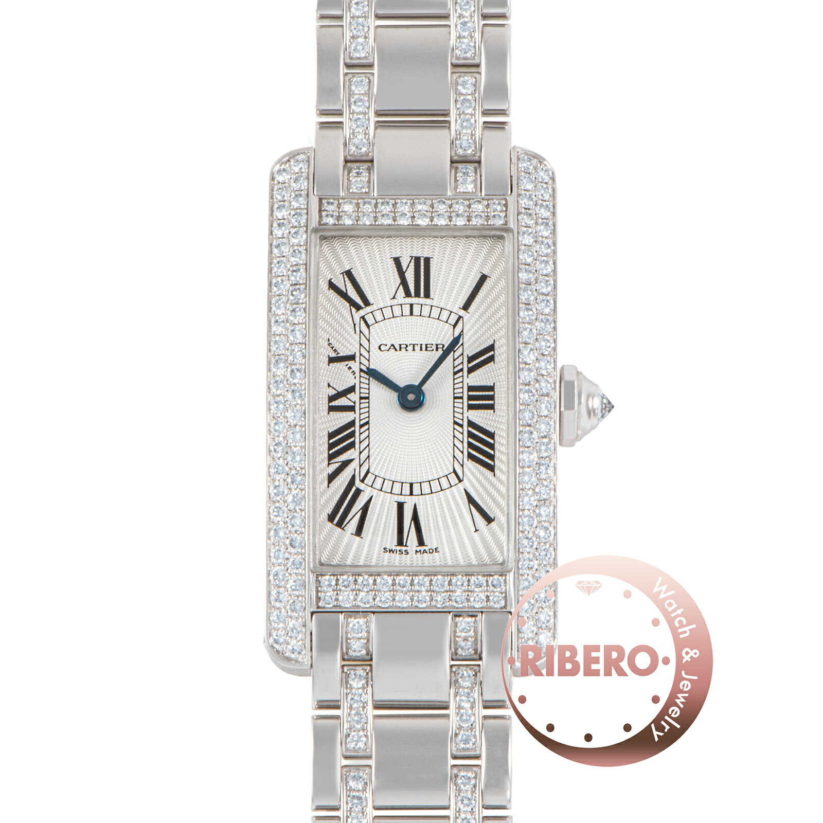 CARTIER カルティエ タンクアメリカンSM WB7044MP K18WG【中古】