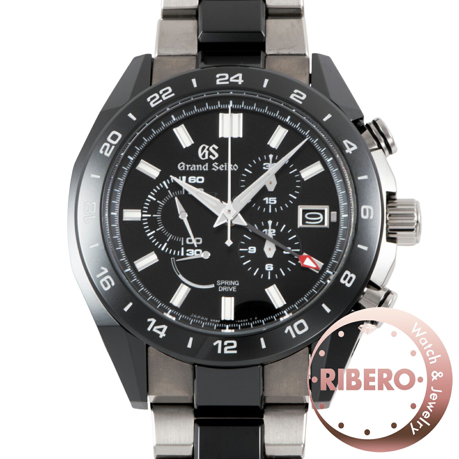 SEIKO セイコー グランドセイコー スポーツコレクション SBGC223 9R86-0AG0 マスターショップ限定モデル ブライトチタン/セラミック【中古】
