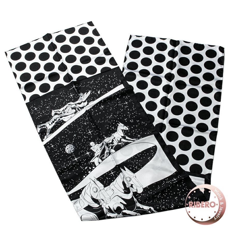 【未使用】HERMES エルメス マフラースカーフ Space Derby スペースダービー 753573S 11 スカーフ シルク silk ブラック ホワイト【中古】