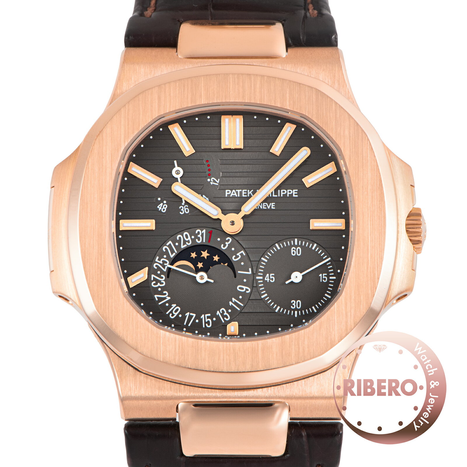 PATEK PHILIPPE パテックフィリップ ノーチラス プチコンプリケーション 5712R-001 K18PG【中古】