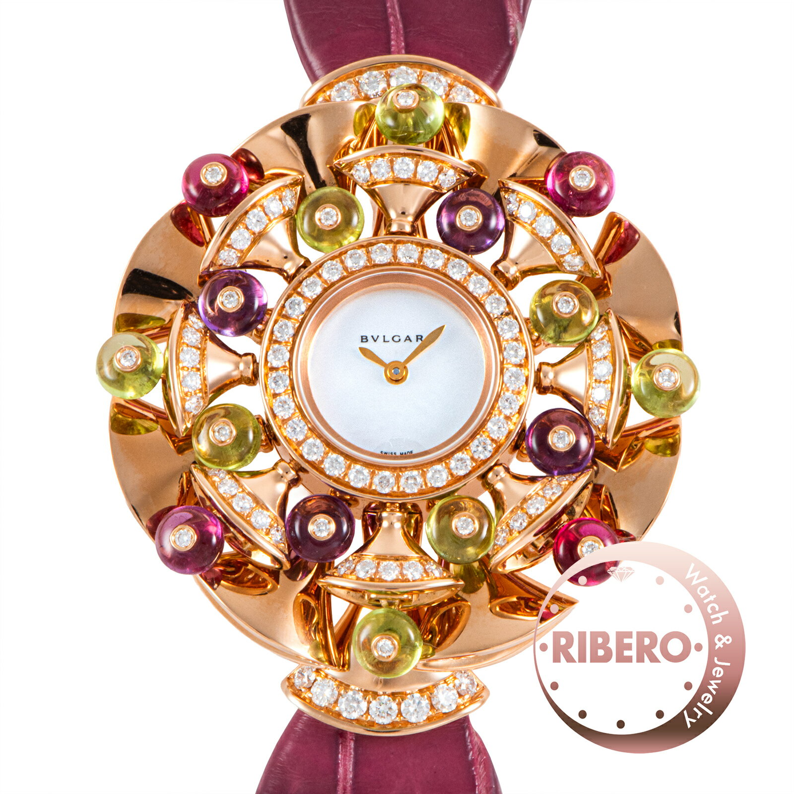 BVLGARI ブルガリ ディーヴァ ドリーム ウォッチ DVP39G K18PG【中古】