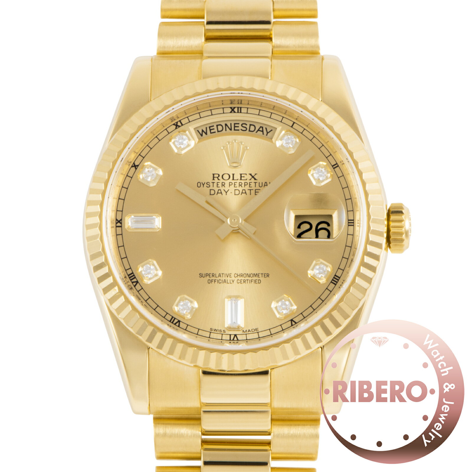 ROLEX ロレックス デイデイト 118238A K18YG【中古】