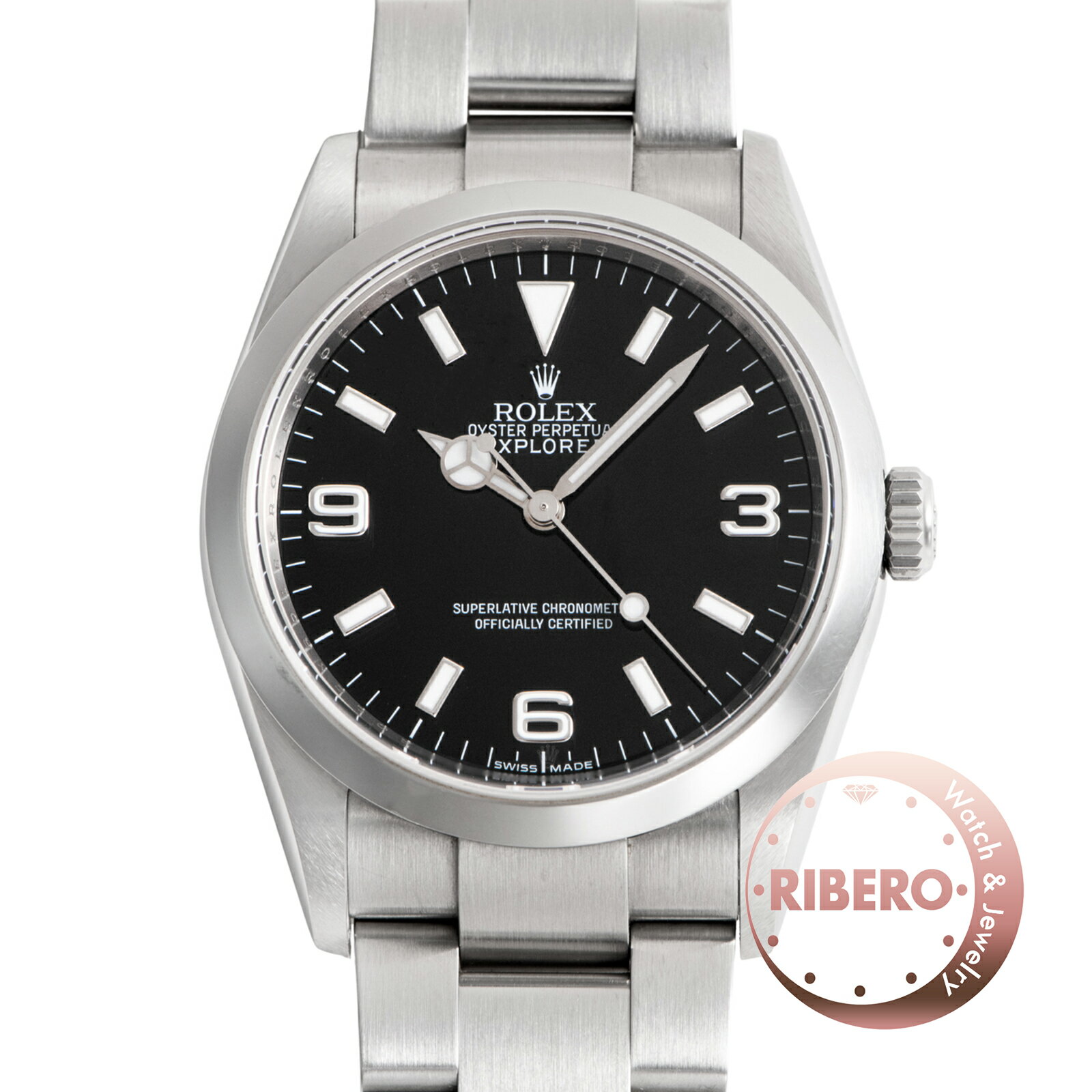 ROLEX ロレックス エクスプローラー1 ルーレット V番 114270 ステンレススチール【中古 ...