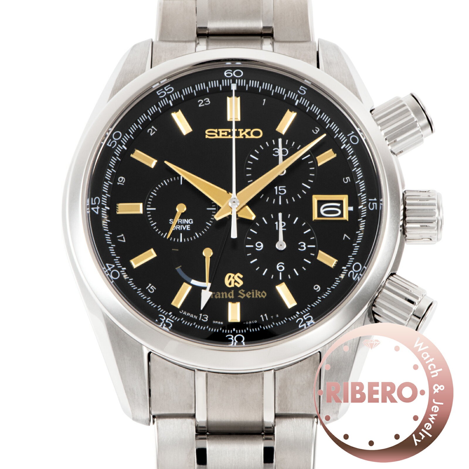 SEIKO セイコー グランドセイコー スプリングドライブ クロノグラフ SBGC005 マスターシ ...