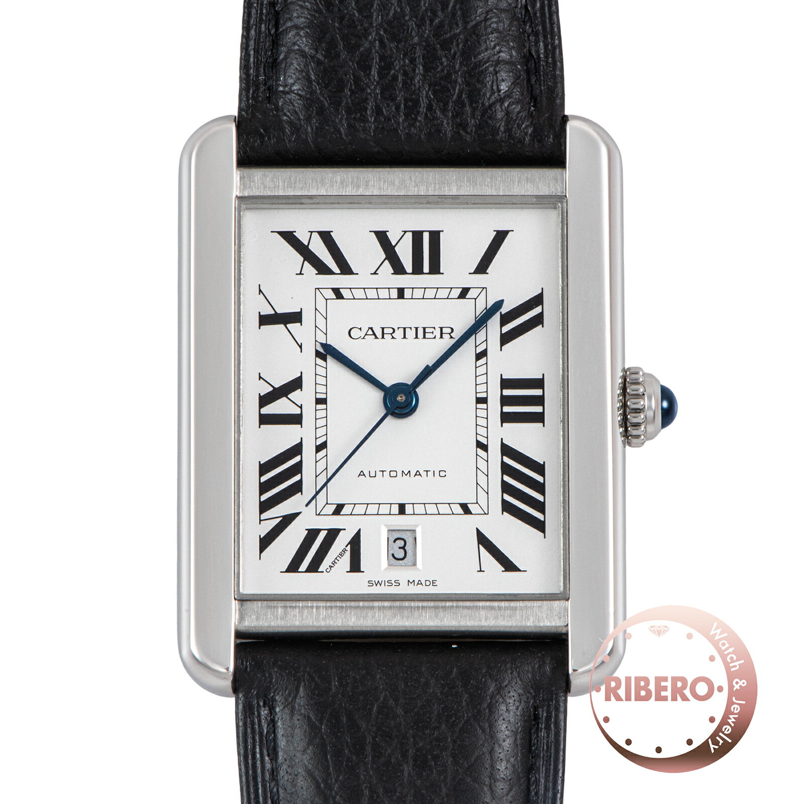 CARTIER カルティエ タンクソロXL W5200027 ステンレススチール【中古】