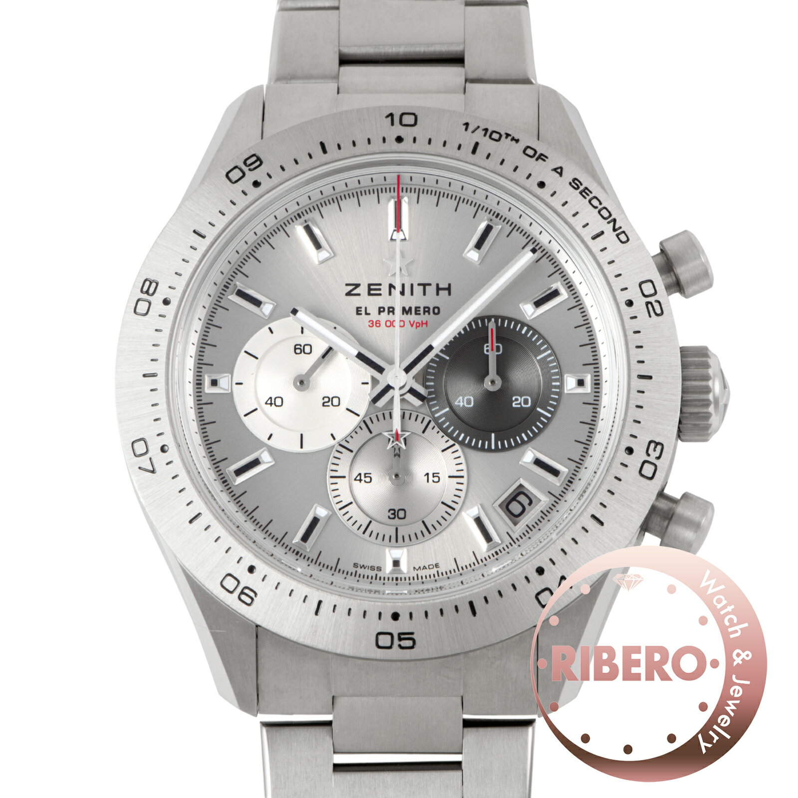 ZENITH ゼニス クロノマスター スポーツ チタン 95.3100.3600/39.M3100  ...