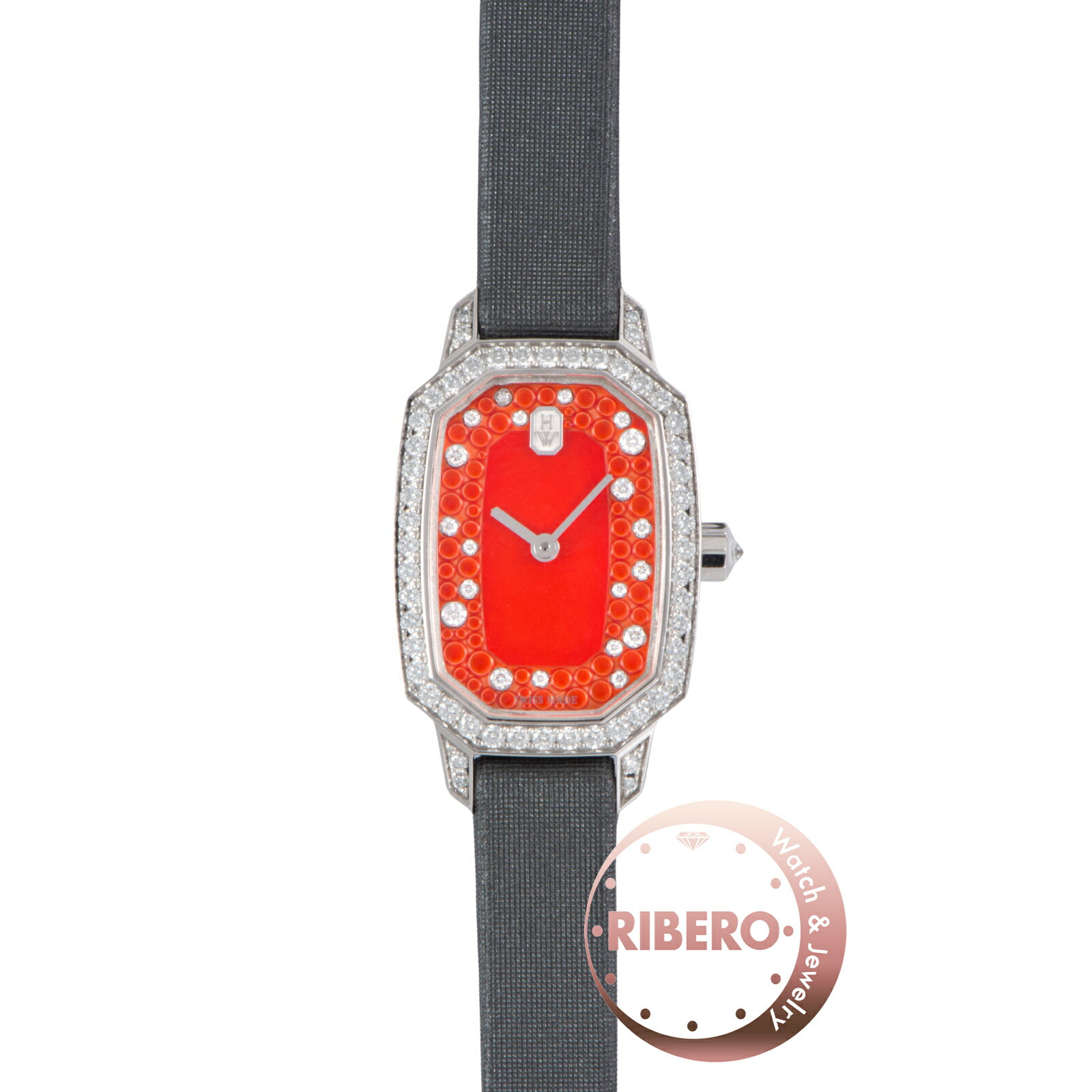 HARRY WINSTON ハリーウィンストン エメラルド EMEQHM18WW015 K18WG【中古】