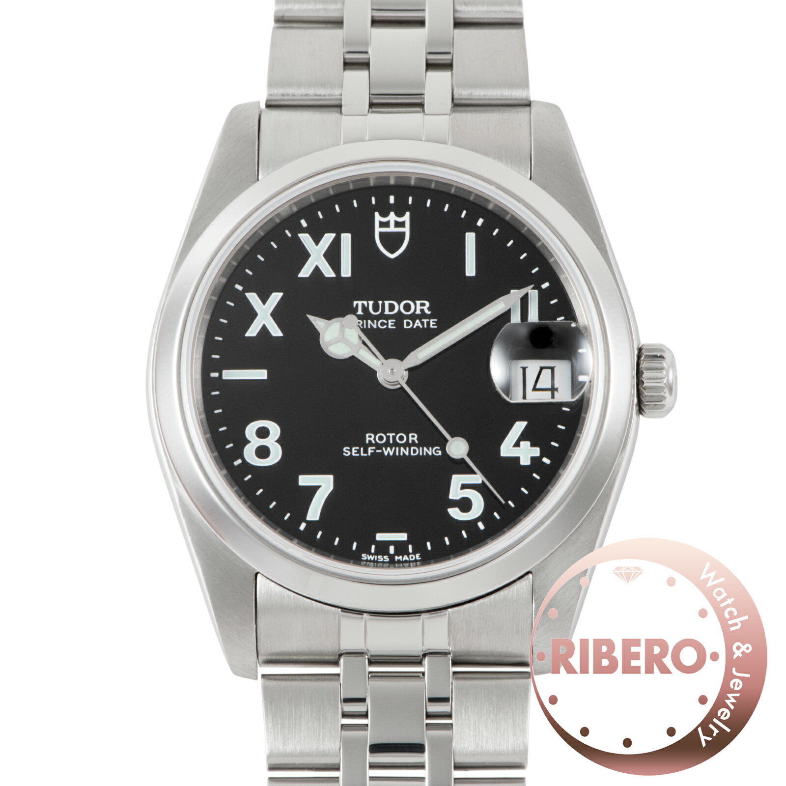 A, E, H, I, O, V, W - TUDOR チューダー / チュードル プリンスデイト 74000N ステンレススチール【中古】