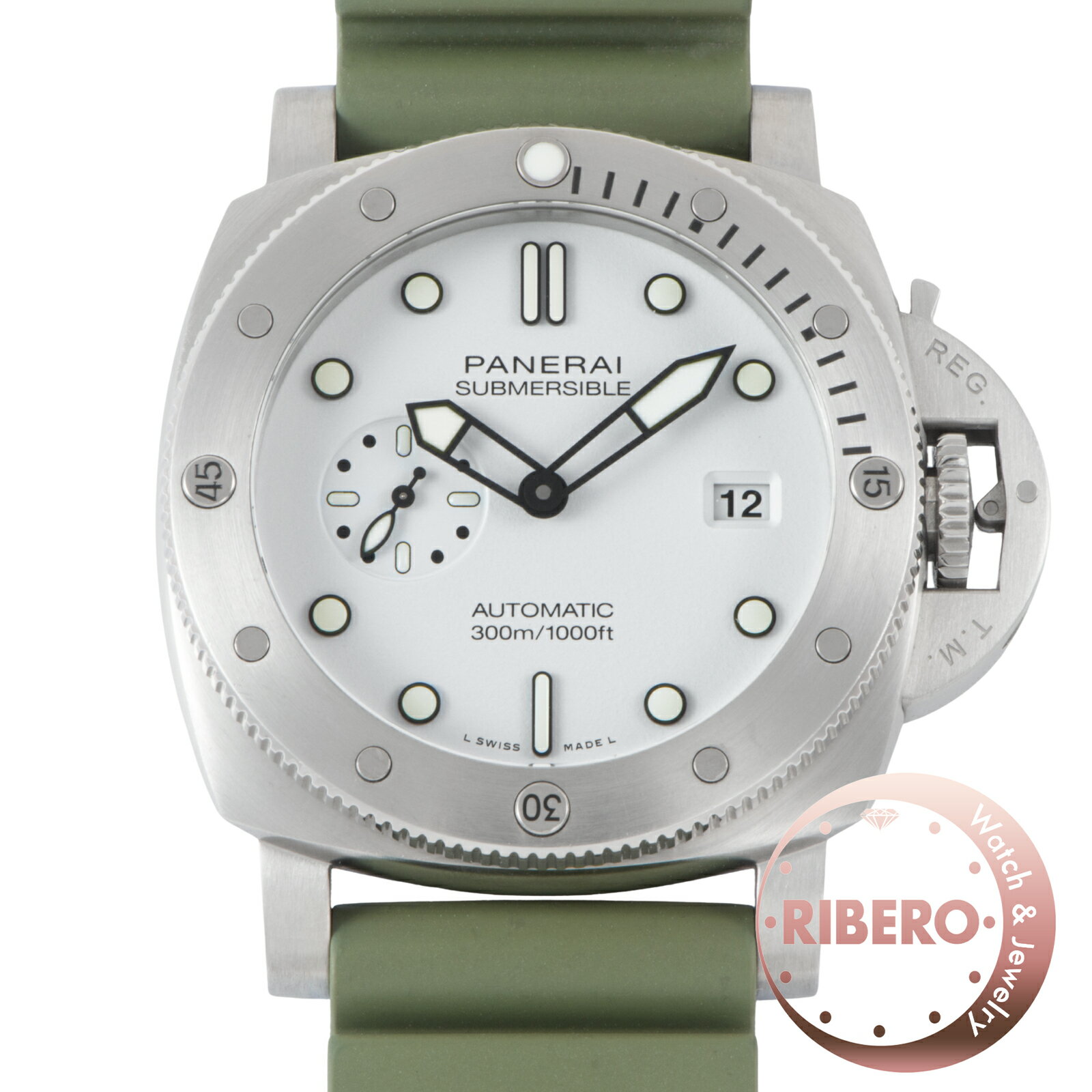 OFFICINE PANERAI オフィチーネパネライ サブマーシブル クアランタクアトロ ビアンコ PAM01226 ステンレススチール【中古】