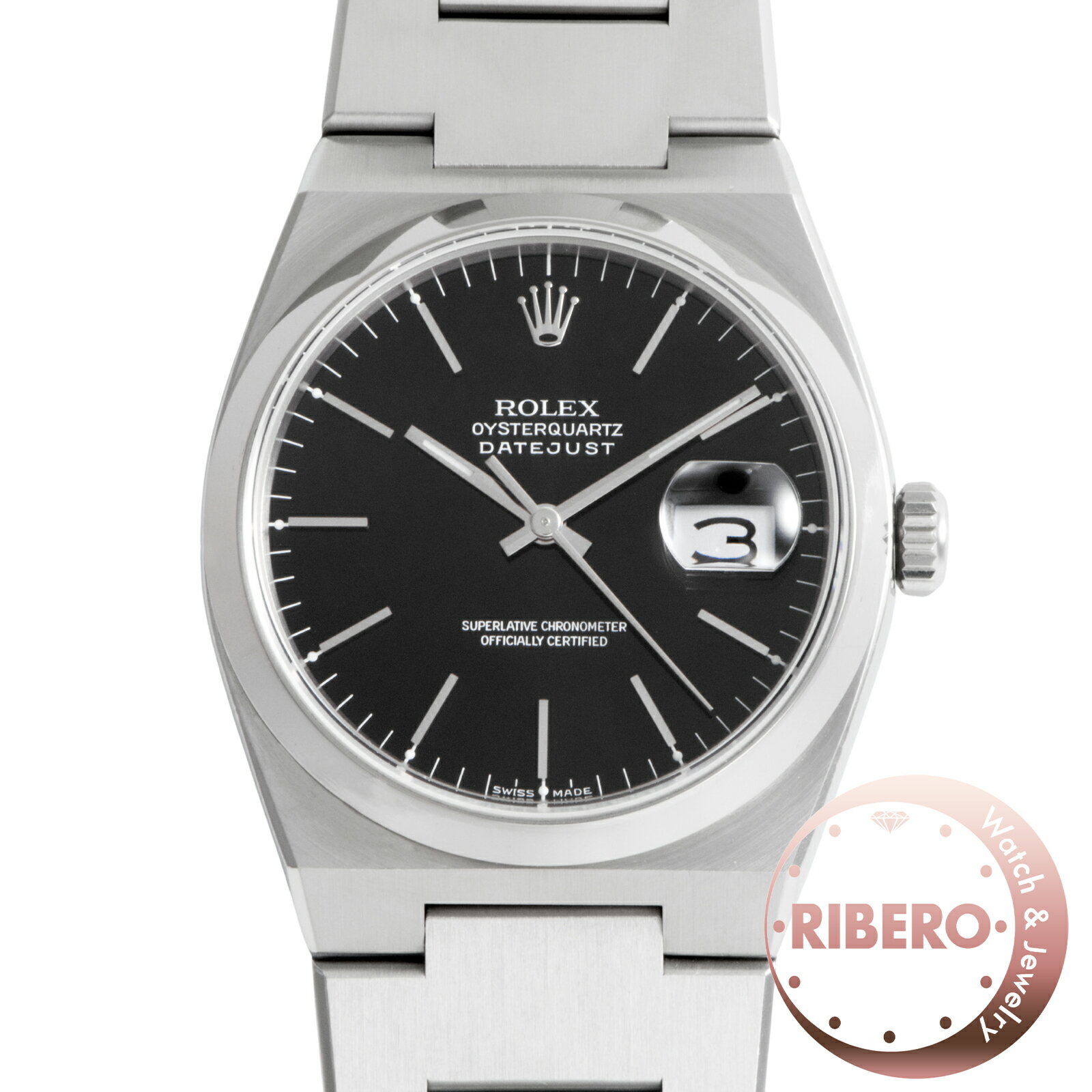 乐天商城 - ROLEX ロレックス デイトジャストクォーツ E番 17000 ステンレススチール【中古】