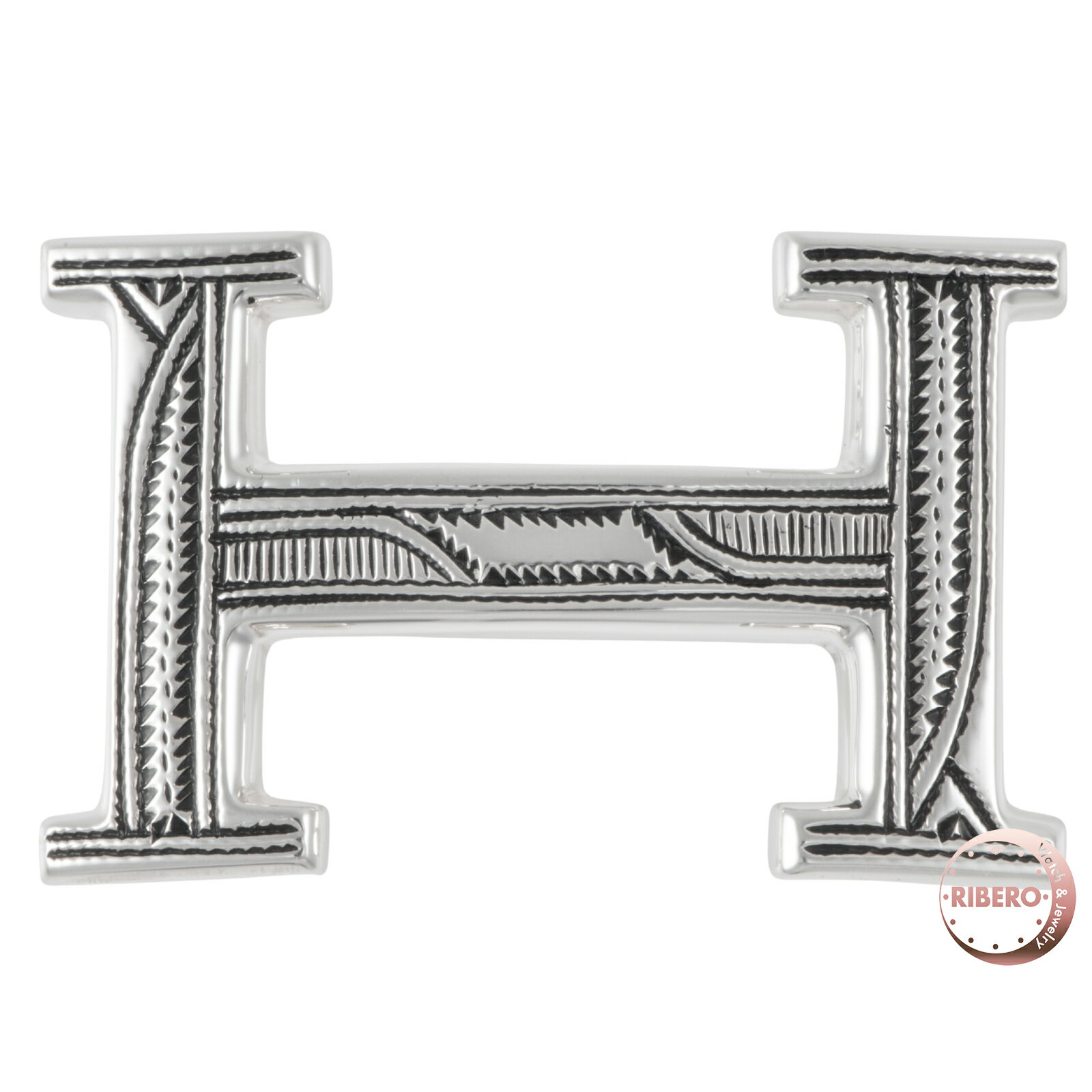 HERMES エルメス Hバックル トゥアレグ ベルトバックル シルバー925 シルバー【中古】(4.0)