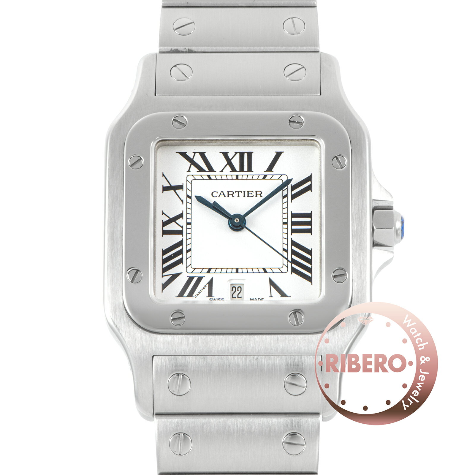 CARTIER カルティエ サントスガルベLM W20060D6 ステンレススチール【中古】