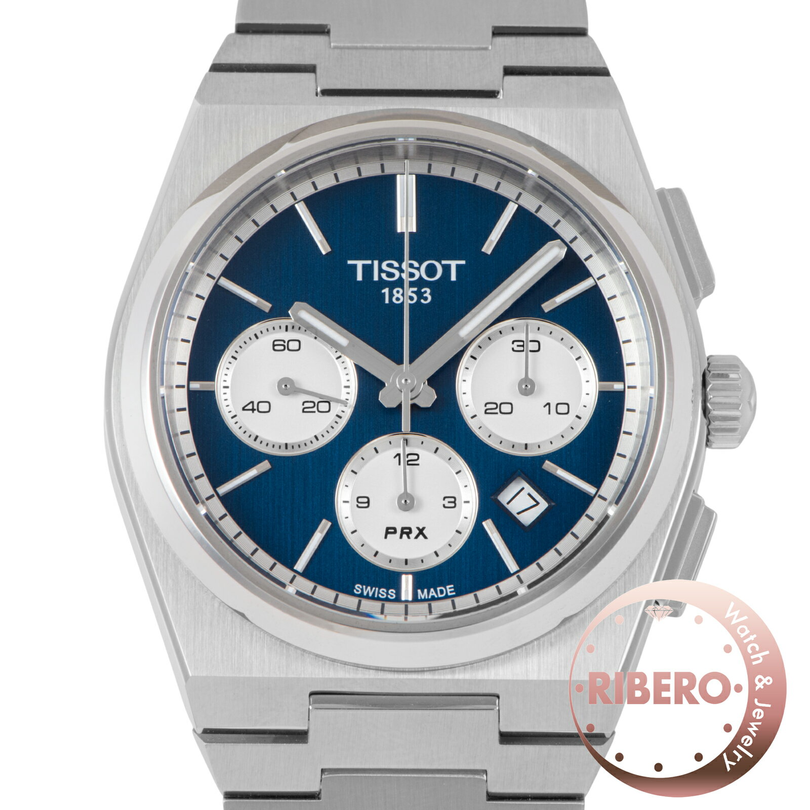 Other - 【新品】TISSOT ティソ PRX オートマティック クロノグラフ T137.427.11.041.00 保証書2026年 ステンレススチール【中古】