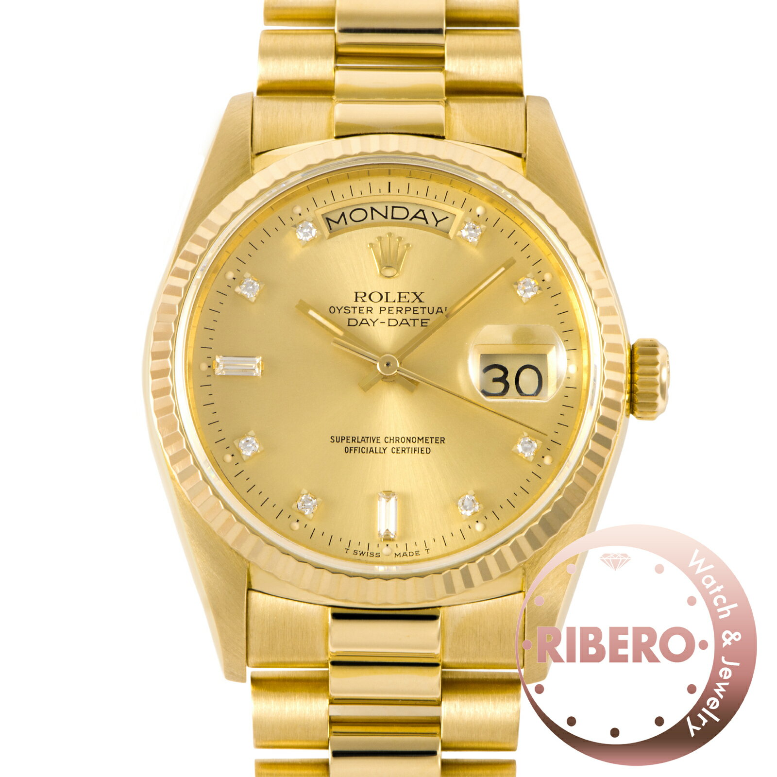Rakuten - ROLEX ロレックス デイデイト Tritium 1987年製 18038A K18YG【中古】