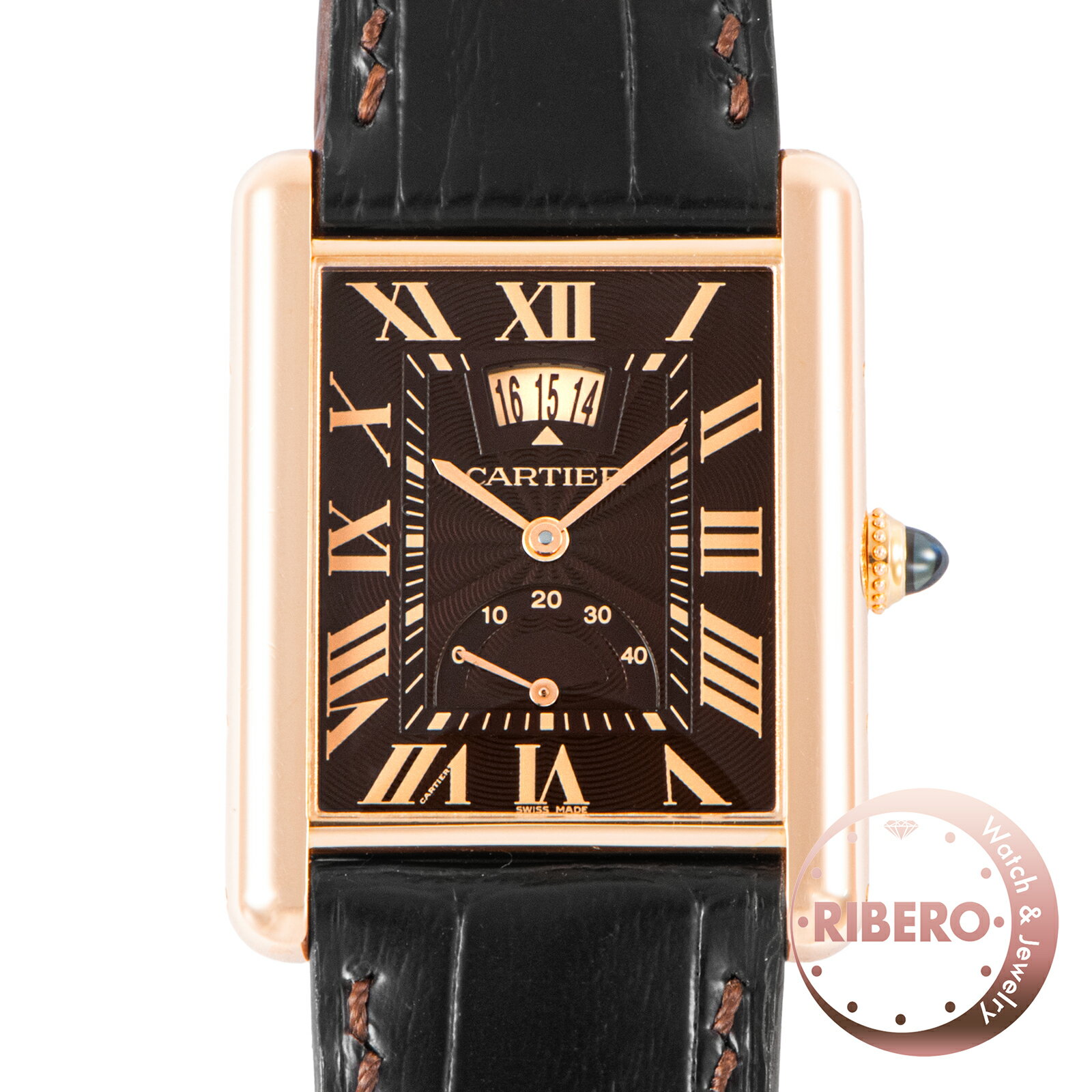 Rakuten - CARTIER カルティエ タンクルイ マニュアルデイト W1560002 K18PG【中古】