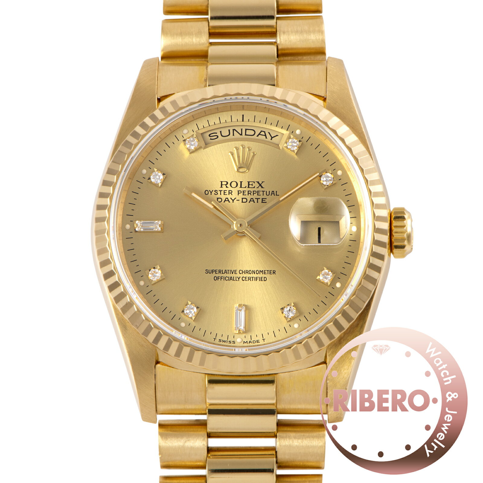 ROLEX ロレックス デイデイト Tritium X番 18238A K18YG【中古】