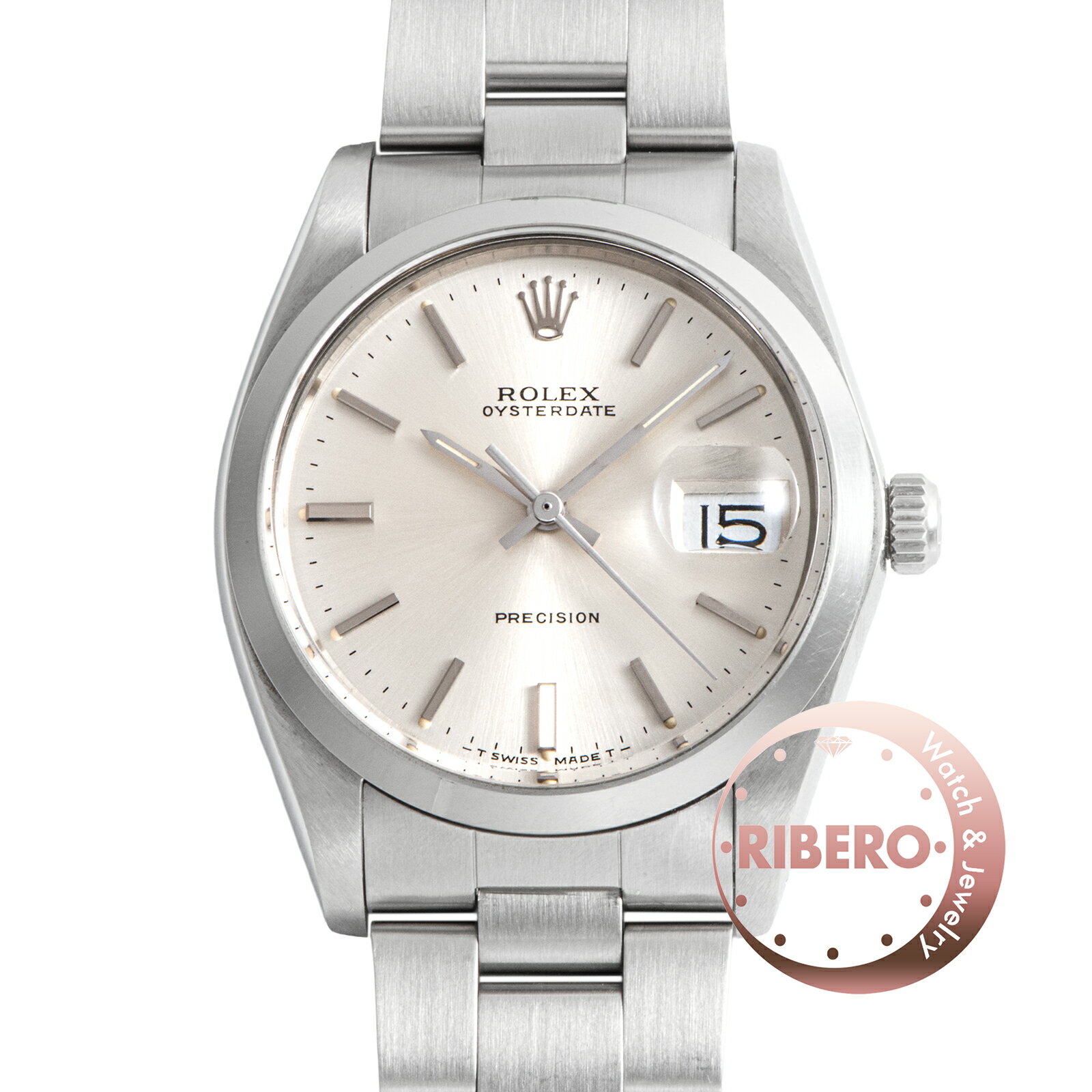 SWATCH - ROLEX ロレックス オイスターデイト Tritium 1985年製 6694 ステンレススチール【中古】