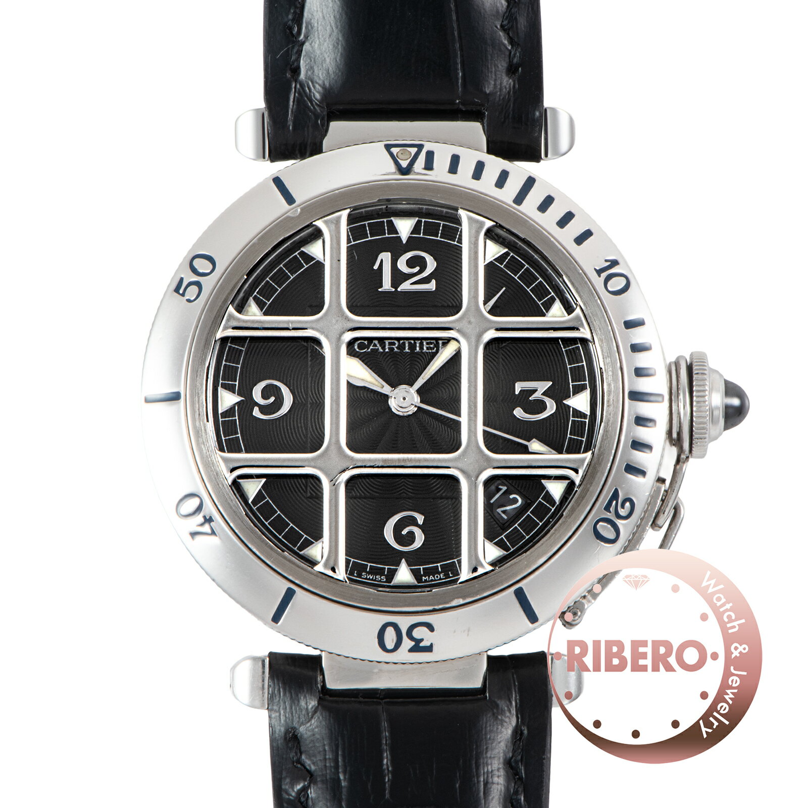 乐天商城 - CARTIER カルティエ パシャ 950 グリッド W3105255 ステンレススチール【中古】