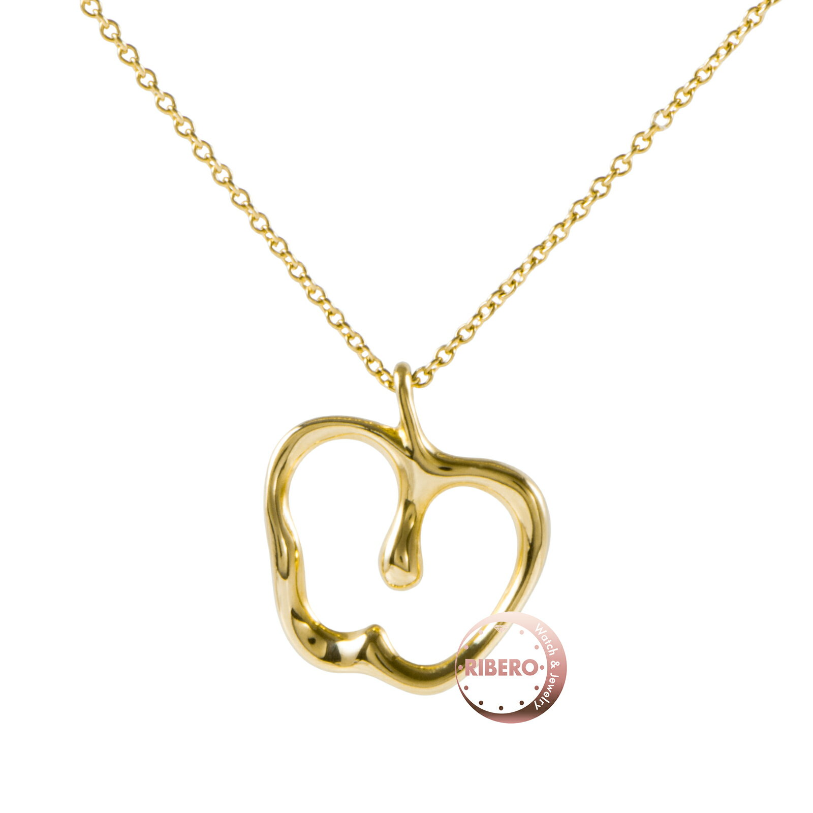 乐天商城 - TIFFANY&Co. ティファニー アップル ネックレス エルサ・ペレッティ K18YG ゴールド【中古】